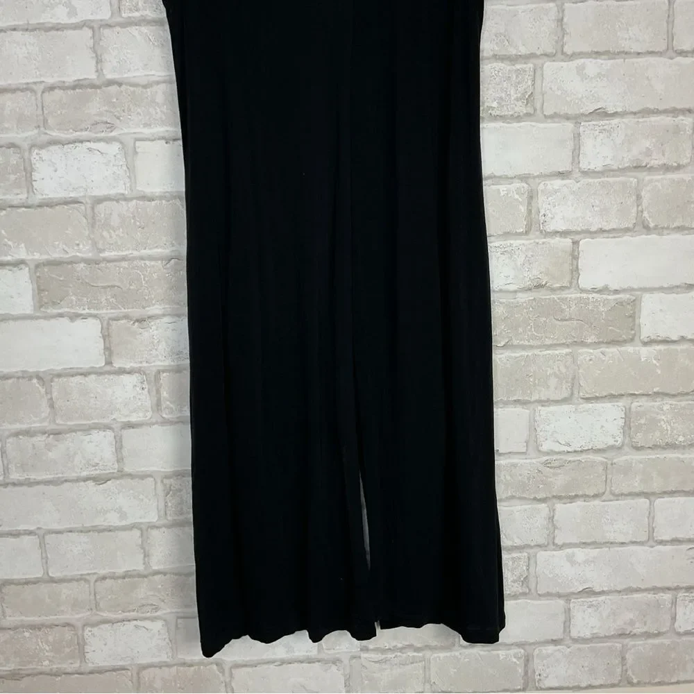 CAbi Beyond Tee Black Sleeveless Tunic Top Size S